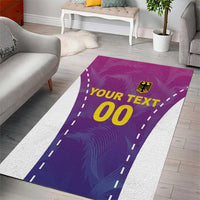 Custom Germany Football Area Rug Pink Version - Wonder Print Shop