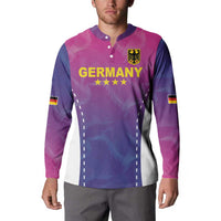 Custom Germany Football Button Sweatshirt Pink Version - Wonder Print Shop