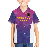 Custom Germany Football Family Matching Mermaid Dress and Hawaiian Shirt Pink Version - Wonder Print Shop