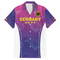 Custom Germany Football Family Matching Summer Maxi Dress and Hawaiian Shirt Pink Version - Wonder Print Shop