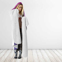 Custom Germany Football Hooded Blanket Pink Version