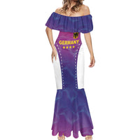 Custom Germany Football Mermaid Dress Pink Version - Wonder Print Shop