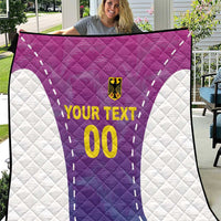 Custom Germany Football Quilt Pink Version - Wonder Print Shop