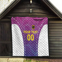 Custom Germany Football Quilt Pink Version - Wonder Print Shop