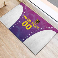 Custom Germany Football Rubber Doormat Pink Version - Wonder Print Shop