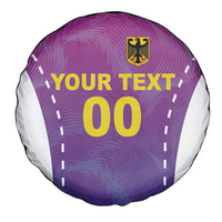 Custom Germany Football Spare Tire Cover Pink Version - Wonder Print Shop