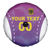 Custom Germany Football Spare Tire Cover Pink Version - Wonder Print Shop