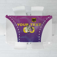 Custom Germany Football Tablecloth Pink Version - Wonder Print Shop