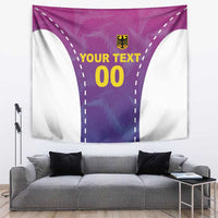 Custom Germany Football Tapestry Pink Version - Wonder Print Shop