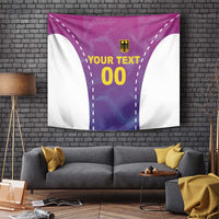 Custom Germany Football Tapestry Pink Version - Wonder Print Shop