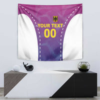 Custom Germany Football Tapestry Pink Version - Wonder Print Shop