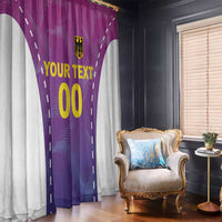Custom Germany Football Window Curtain Pink Version - Wonder Print Shop