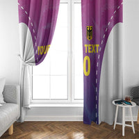 Custom Germany Football Window Curtain Pink Version - Wonder Print Shop