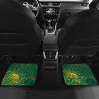 Custom Rugby South Africa Car Mats Springboks Mascot - Wonder Print Shop