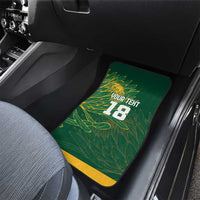 Custom Rugby South Africa Car Mats Springboks Mascot - Wonder Print Shop