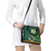 Custom Rugby South Africa Shoulder Handbag Springboks Mascot - Wonder Print Shop