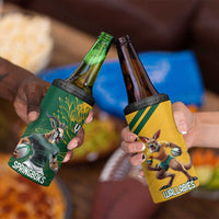 Personalized Rugby South Africa Australia 4 in 1 Can Cooler Tumbler Springboks Wallabies Mascot Go Champions - Wonder Print Shop