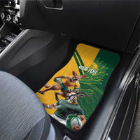 Personalized Rugby South Africa Australia Car Mats Springboks Wallabies Mascot Go Champions - Wonder Print Shop