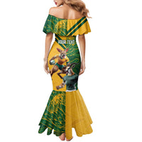 Personalized Rugby South Africa Australia Mermaid Dress Springboks Wallabies Mascot Go Champions - Wonder Print Shop