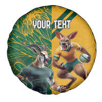 Personalized Rugby South Africa Australia Spare Tire Cover Springboks Wallabies Mascot Go Champions - Wonder Print Shop