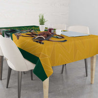 Personalized Rugby South Africa Australia Tablecloth Springboks Wallabies Mascot Go Champions - Wonder Print Shop