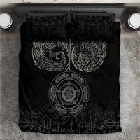 Viking Pride of Yorkshire Bedding Set Black Odin’s Ravens Nordic - Wonder Print Shop