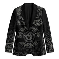 Viking Pride of Yorkshire Blazer Black Odin’s Ravens Nordic - Wonder Print Shop