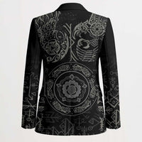 Viking Pride of Yorkshire Blazer Black Odin’s Ravens Nordic - Wonder Print Shop