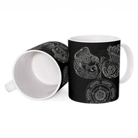 Viking Pride of Yorkshire Ceramic Mug Black Odin’s Ravens Nordic - Wonder Print Shop
