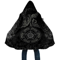 Viking Pride of Yorkshire Cloak Black Odin’s Ravens Nordic - Wonder Print Shop