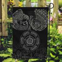 Viking Pride of Yorkshire Garden Flag Black Odin’s Ravens Nordic - Wonder Print Shop