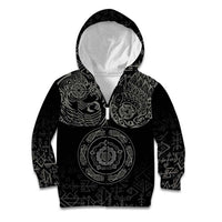 Viking Pride of Yorkshire Kid Hoodie Black Odin’s Ravens Nordic - Wonder Print Shop