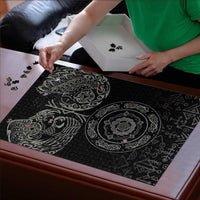 Viking Pride of Yorkshire Puzzle Black Odin’s Ravens Nordic - Wonder Print Shop