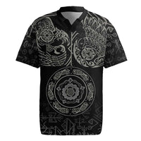 Viking Pride of Yorkshire Rugby Jersey Black Odin’s Ravens Nordic - Wonder Print Shop
