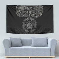 Viking Pride of Yorkshire Tapestry Black Odin’s Ravens Nordic - Wonder Print Shop