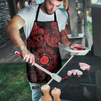 Viking Pride of Yorkshire Apron Red Odin’s Ravens Nordic - Wonder Print Shop