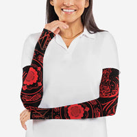 Viking Pride of Yorkshire Arm Sleeves Red Odin’s Ravens Nordic - Wonder Print Shop