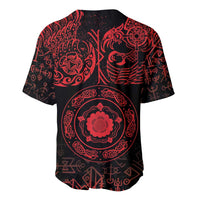 Viking Pride of Yorkshire Baseball Jersey Red Odin’s Ravens Nordic - Wonder Print Shop