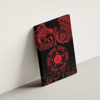 Viking Pride of Yorkshire Canvas Wall Art Red Odin’s Ravens Nordic - Wonder Print Shop