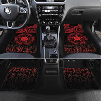 Viking Pride of Yorkshire Car Mats Red Odin’s Ravens Nordic - Wonder Print Shop