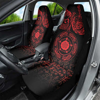Viking Pride of Yorkshire Car Seat Cover Red Odin’s Ravens Nordic - Wonder Print Shop