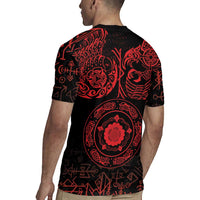 Viking Pride of Yorkshire Rugby Jersey Red Odin’s Ravens Nordic - Wonder Print Shop
