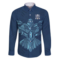 Custom Derbyshire Cricket Spirit Family Matching Off The Shoulder Long Sleeve Dress and Hawaiian Shirt Derbyshire Falcons Sporty Style - Wonder Print Shop