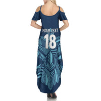 Custom Derbyshire Cricket Spirit Family Matching Summer Maxi Dress and Hawaiian Shirt Derbyshire Falcons Sporty Style - Wonder Print Shop