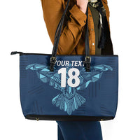 Custom Derbyshire Cricket Spirit Leather Tote Bag Derbyshire Falcons Sporty Style - Wonder Print Shop