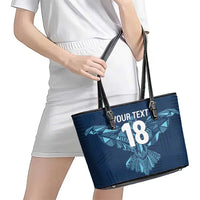 Custom Derbyshire Cricket Spirit Leather Tote Bag Derbyshire Falcons Sporty Style - Wonder Print Shop