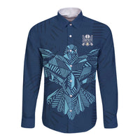 Custom Derbyshire Cricket Spirit Long Sleeve Button Shirt Derbyshire Falcons Sporty Style - Wonder Print Shop