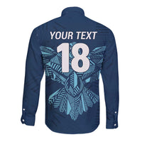 Custom Derbyshire Cricket Spirit Long Sleeve Button Shirt Derbyshire Falcons Sporty Style - Wonder Print Shop
