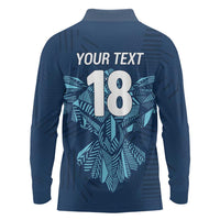 Custom Derbyshire Cricket Spirit Long Sleeve Polo Shirt Derbyshire Falcons Sporty Style - Wonder Print Shop