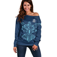 Custom Derbyshire Cricket Spirit Off Shoulder Sweater Derbyshire Falcons Sporty Style - Wonder Print Shop